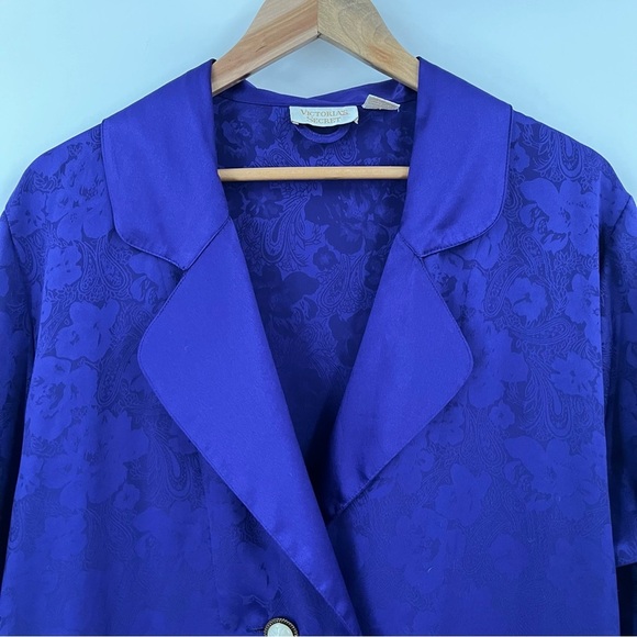 Vintage VS S Gold Label Purple Robe Victoria’s Secret small - Picture 2 of 11